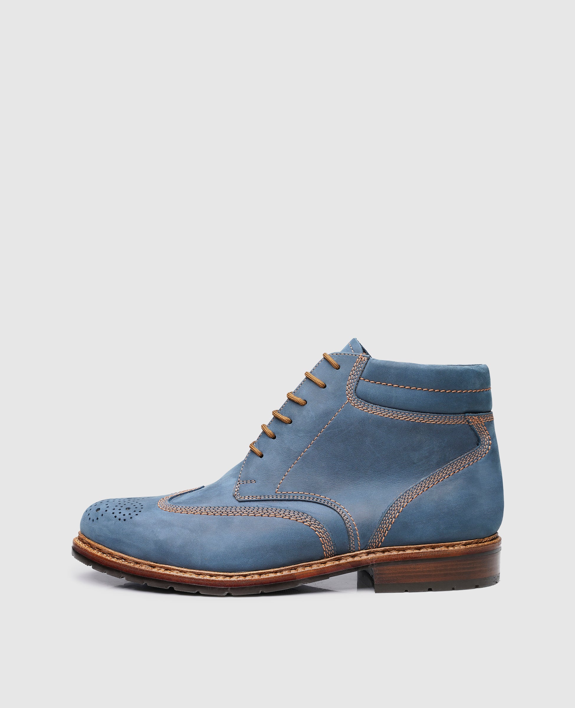 Janosh K Full Brogue Denim