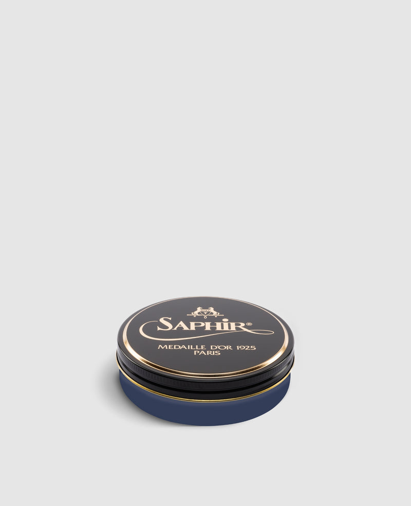 Pate de Luxe - Shoe polish for smooth leather - Navy blue