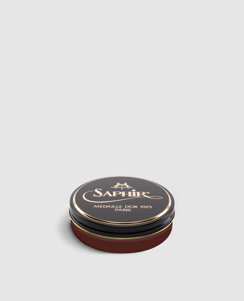 tobacco shoe polish Saphir Medaille D'Or Pate de Luxe Wax Polish 50ml tobacco shoe polish Saphir Medaille D'Or Pate de Luxe Wax Polish 50ml