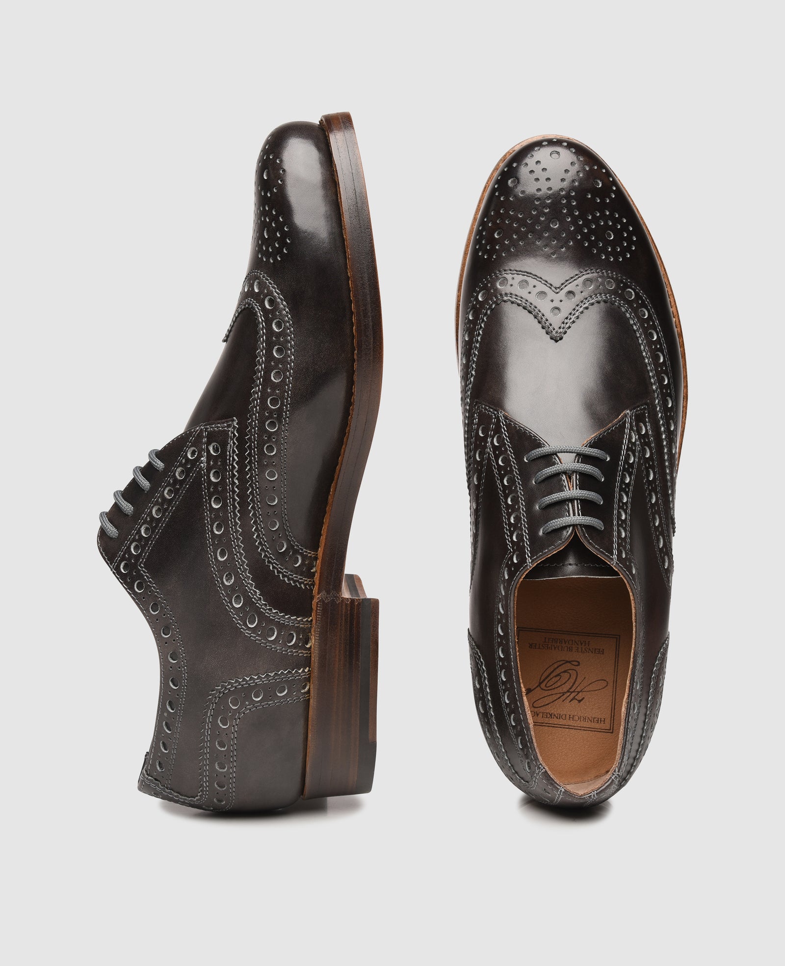 Heinrich Dinkelacker | Unique Full-Brogue Derby made from Toscana Calf