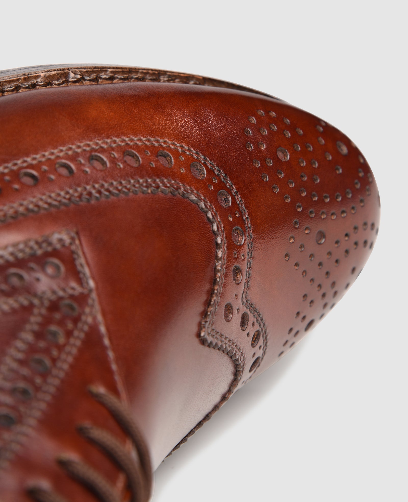 Heinrich Dinkelacker | Unique Full-Brogue Derby made from Toscana Calf