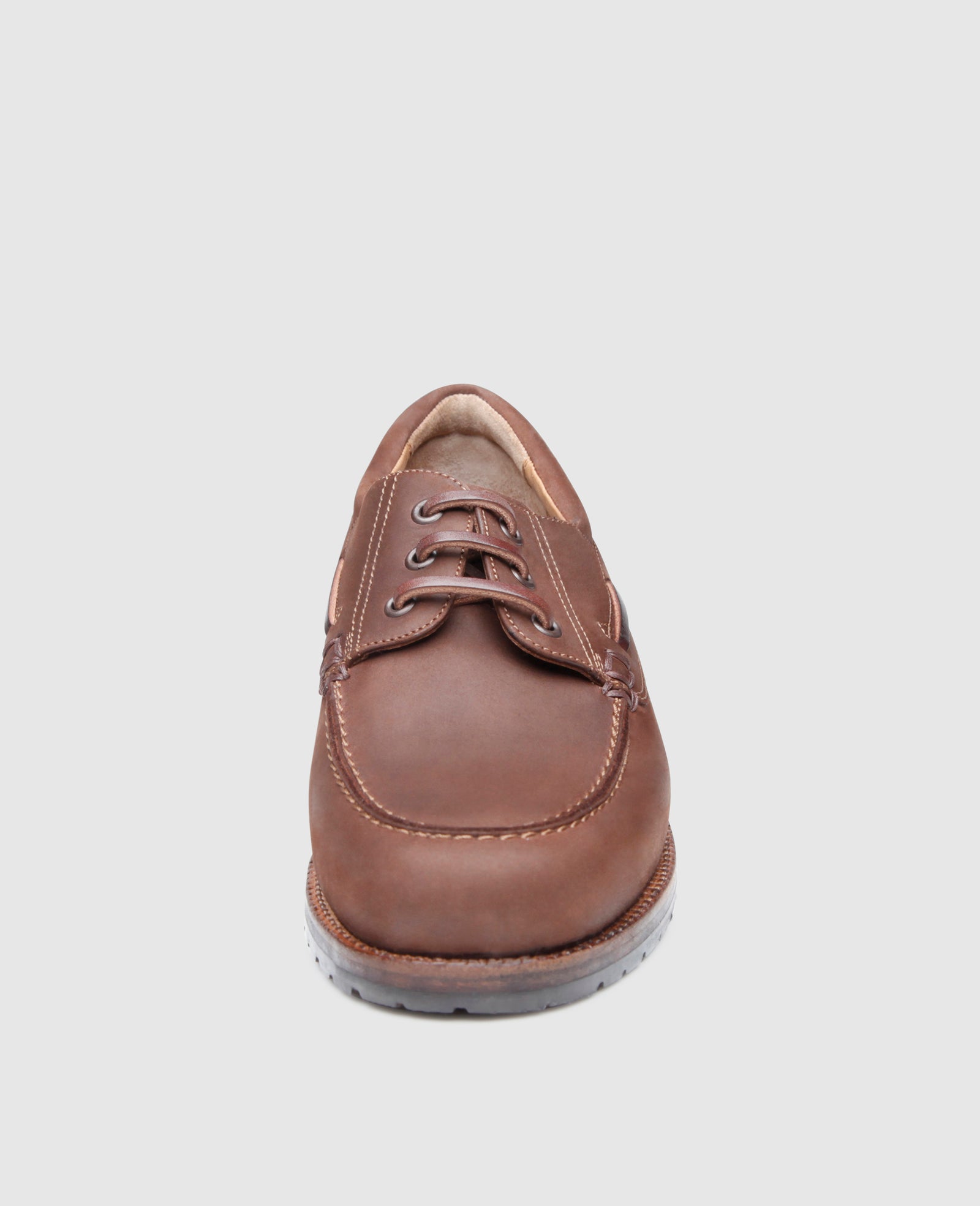 Handcrafted boat shoe for men in brown – Heinrich Dinkelacker