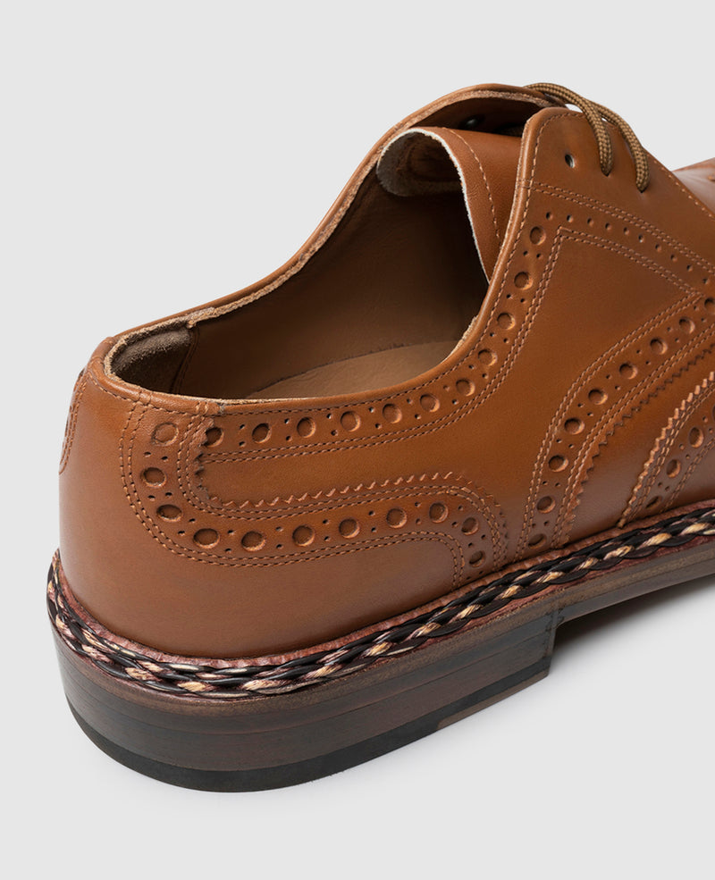 ac tobacco Traditional Budapest men's shoe made of antique calf – Heinrich Dinkelacker ac tobacco Traditional Budapest men's shoe made of antique calf – Heinrich Dinkelacker