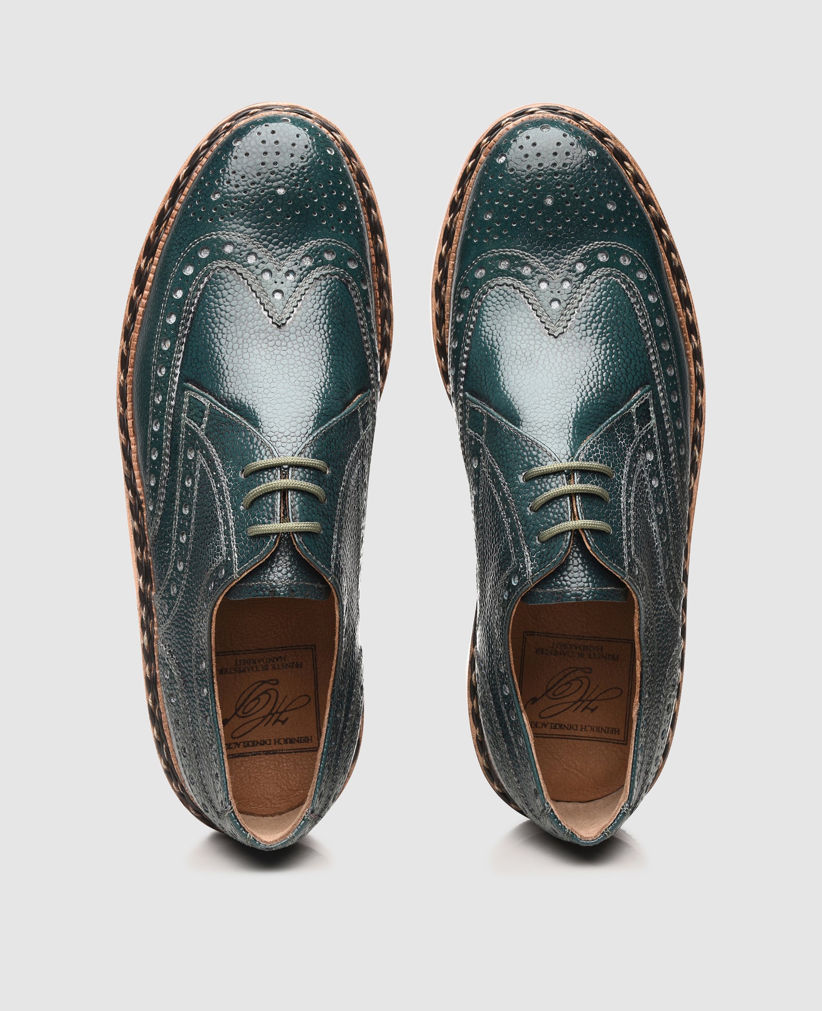 Exclusive Budapest men's shoe made of Art Grain – Heinrich Dinkelacker