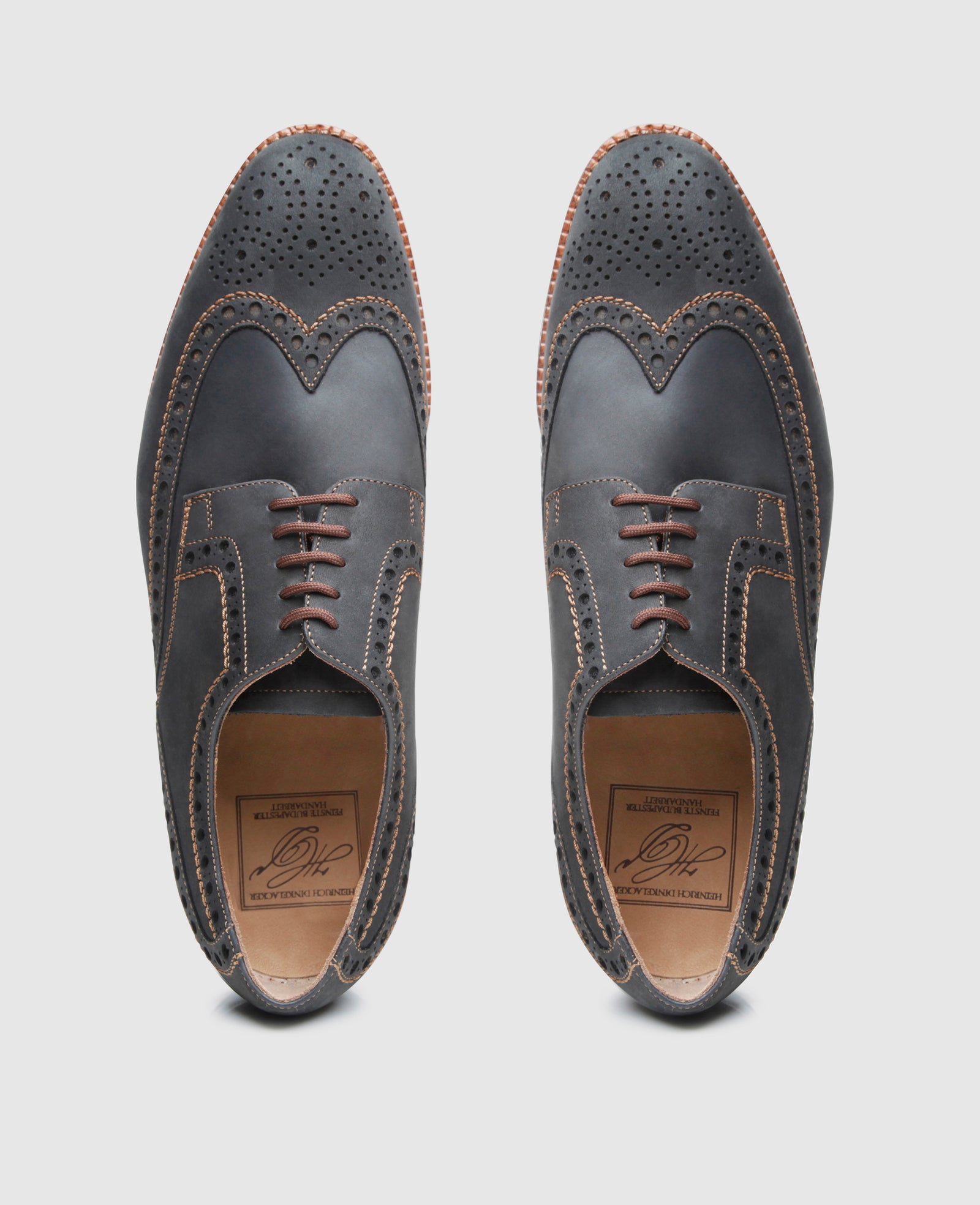 Leather Full Brogue Herrenschuhe Stylish Full Brogue Derby For Leather Full Brogue Herrenschuhe Stylish Full Brogue Derby For
