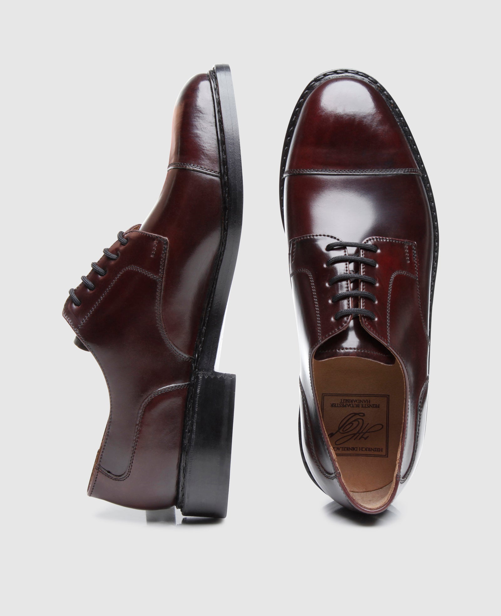 Noble Captoe Derby made of Shell Cordovan | Heinrich Dinkelacker