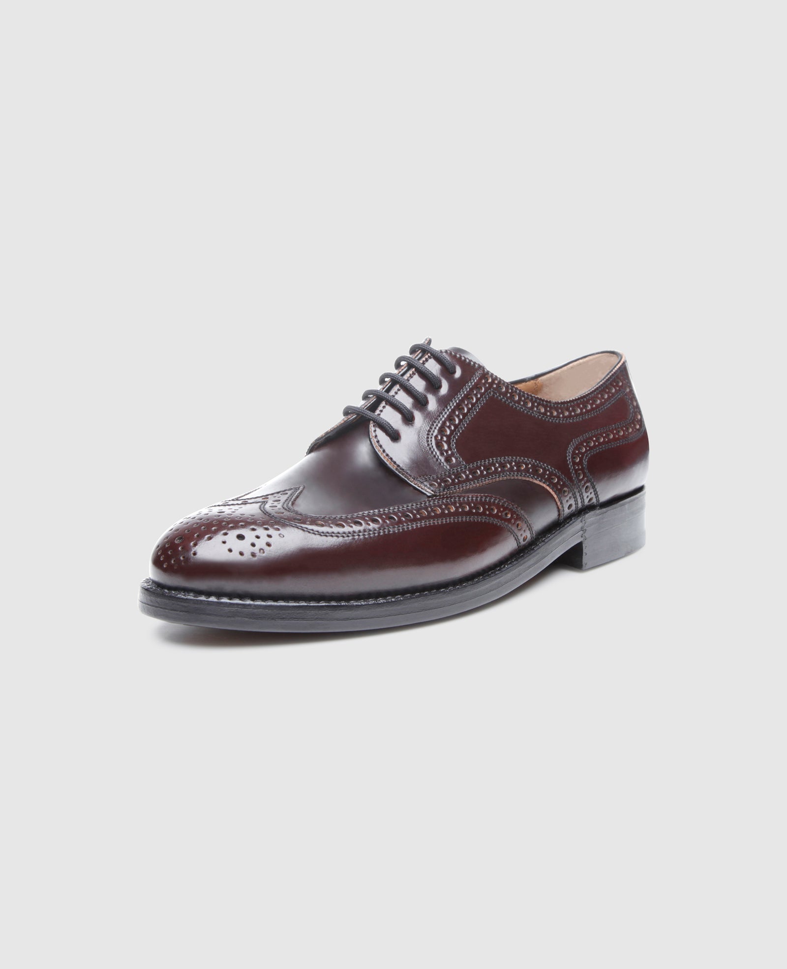 Brogue men's shoe made of Shell Cordovan – Heinrich Dinkelacker