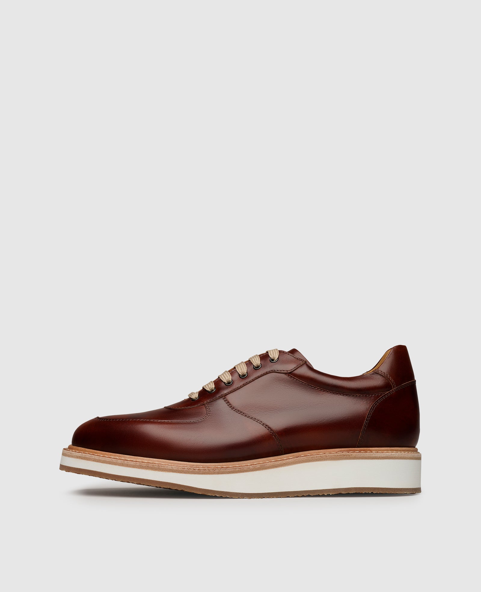 Men's handcrafted leather sneakers by Heinrich Dinkelacker.