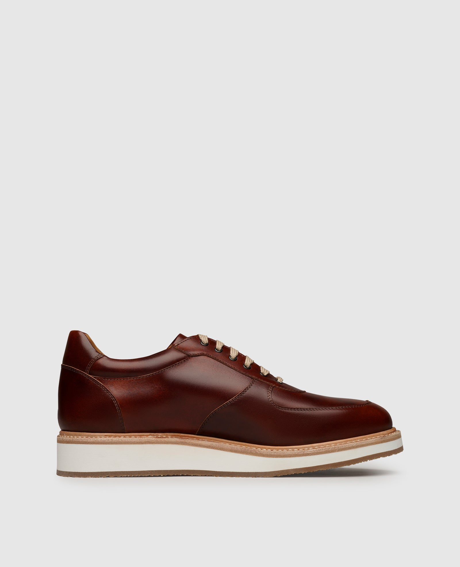 Men's handcrafted leather sneakers by Heinrich Dinkelacker.