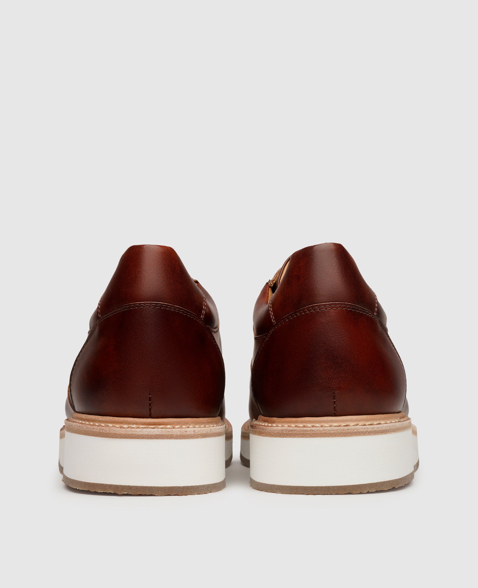 Men's handcrafted leather sneakers by Heinrich Dinkelacker.