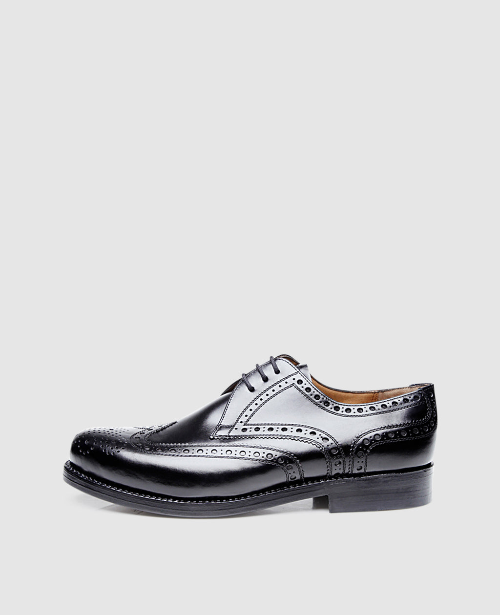 Hand-welted plain Derby in box calf – Heinrich Dinkelacker COM