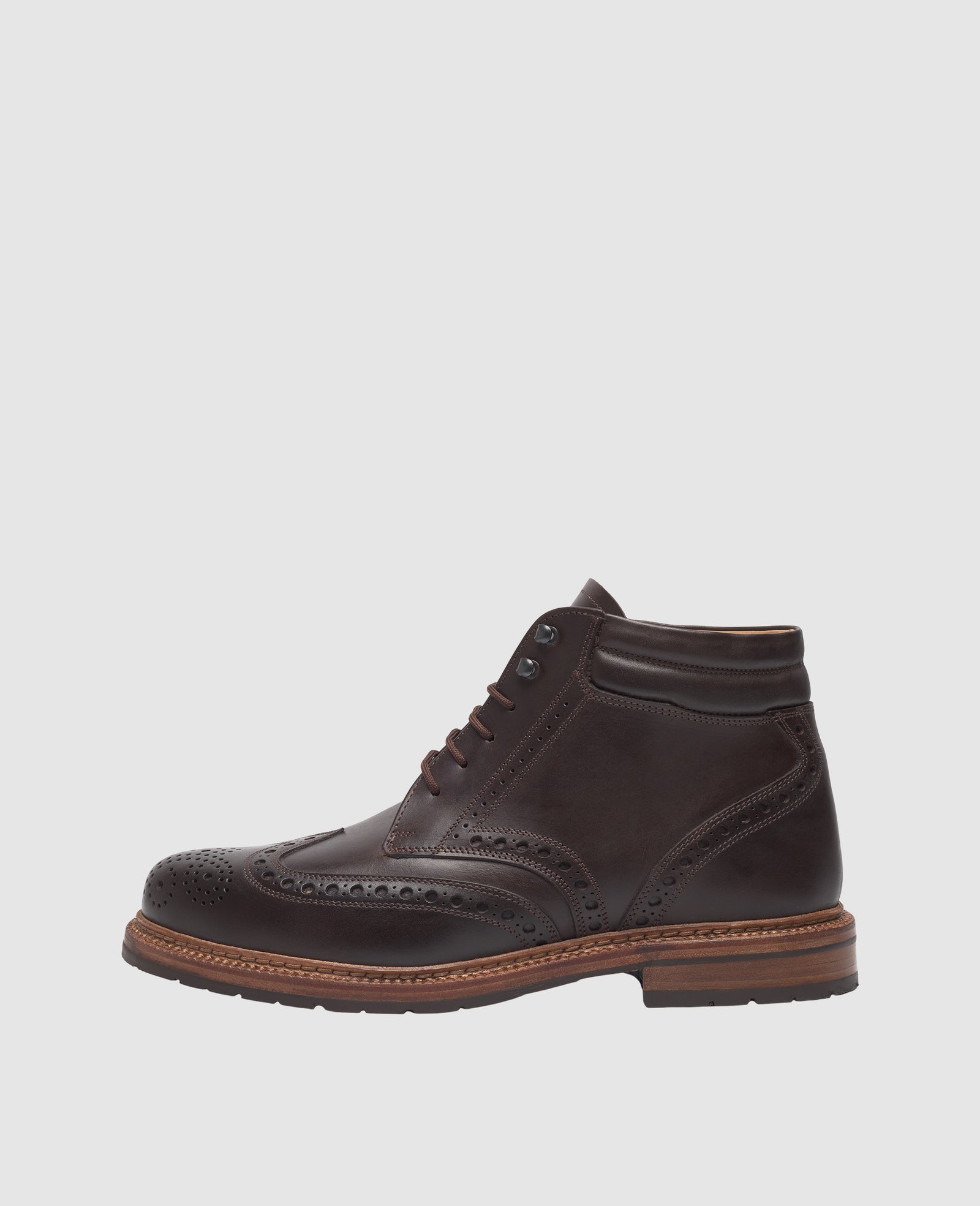 Lined full brogue lace-up boot for men – Heinrich Dinkelacker