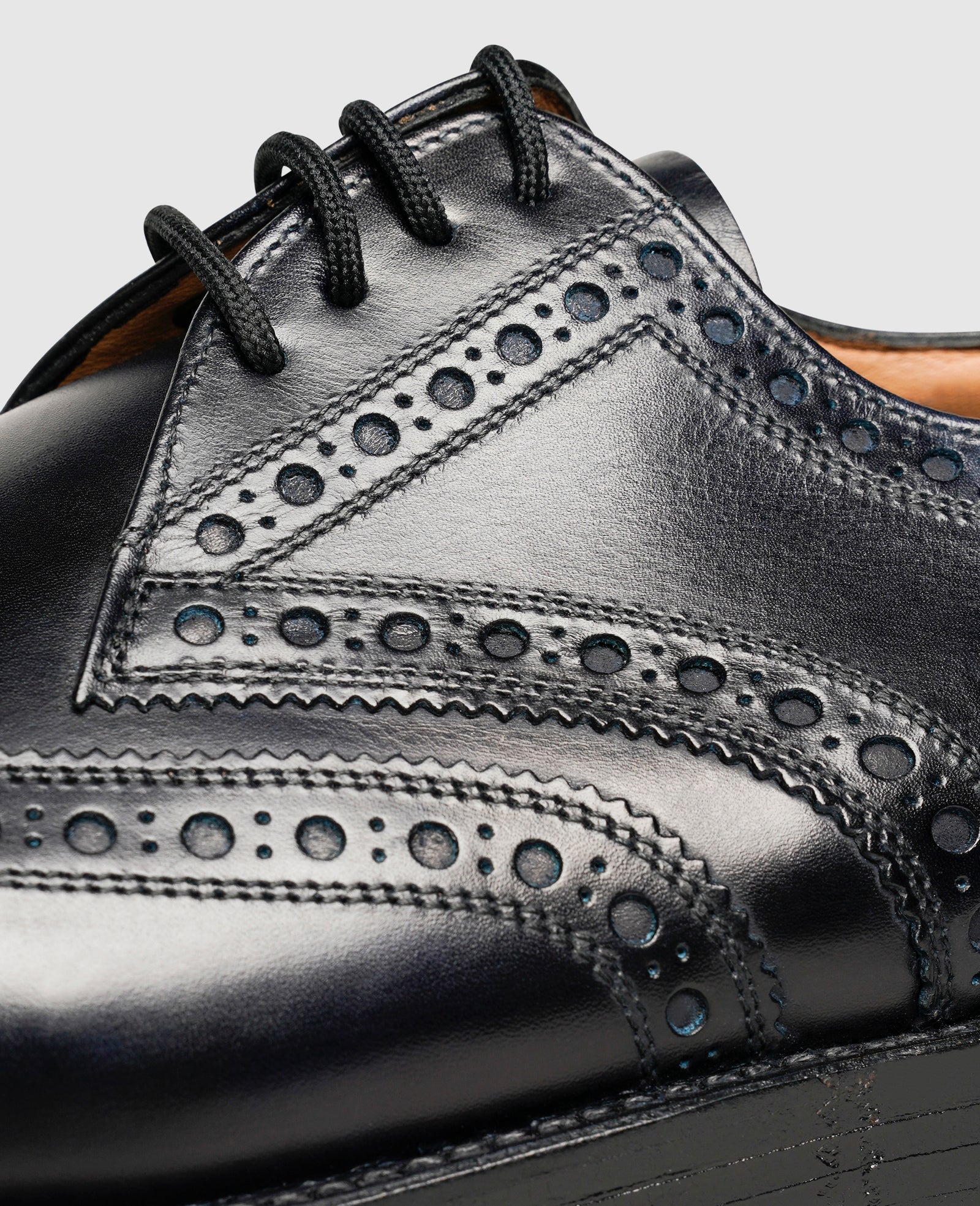 Classic Full-Brogue Derby made of finest Toscana Calf