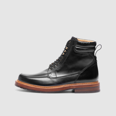 Leather ankle boots for men