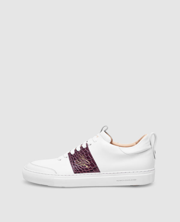 Turin Tennis Sneaker NP - White/Bordeaux