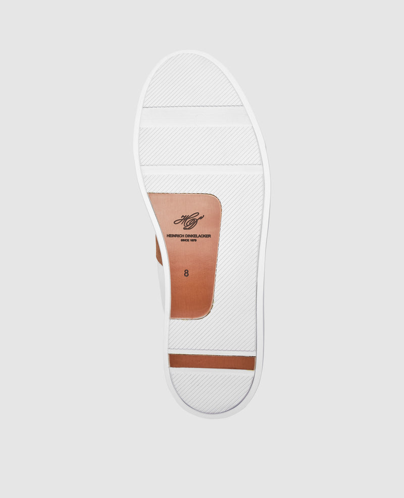Turin Tennis Sneaker NP - White/Redbrown