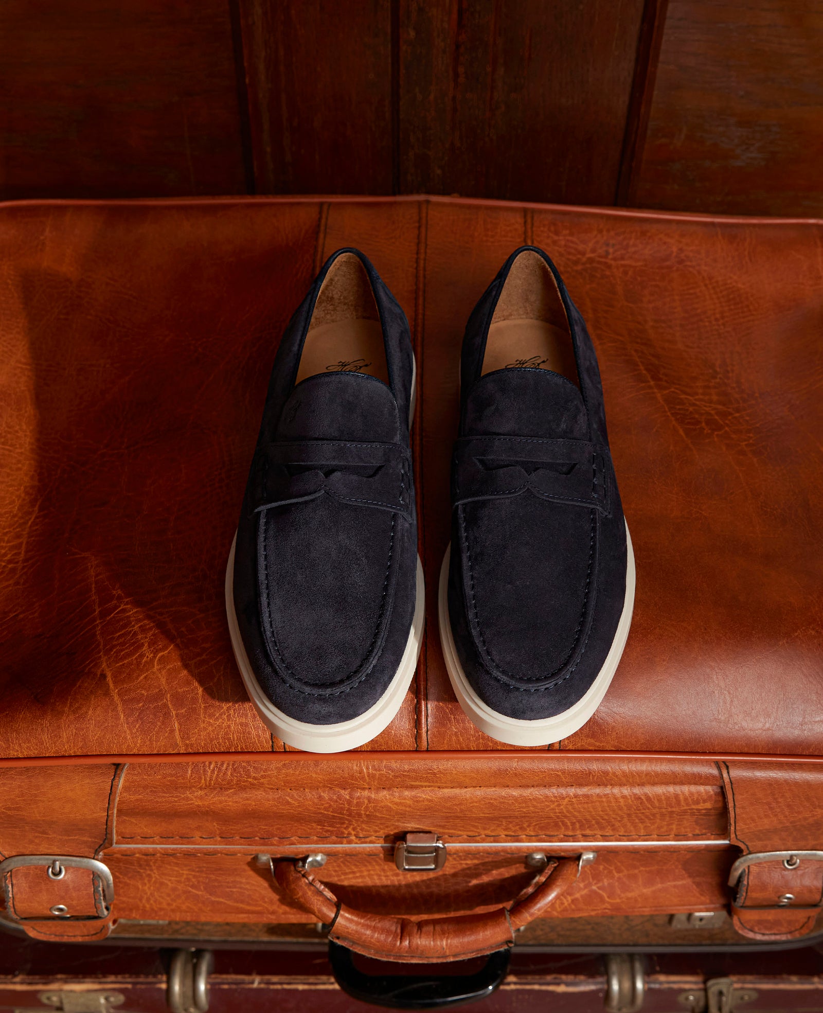 Genua Penny Loafer V - Navy – Heinrich Dinkelacker
