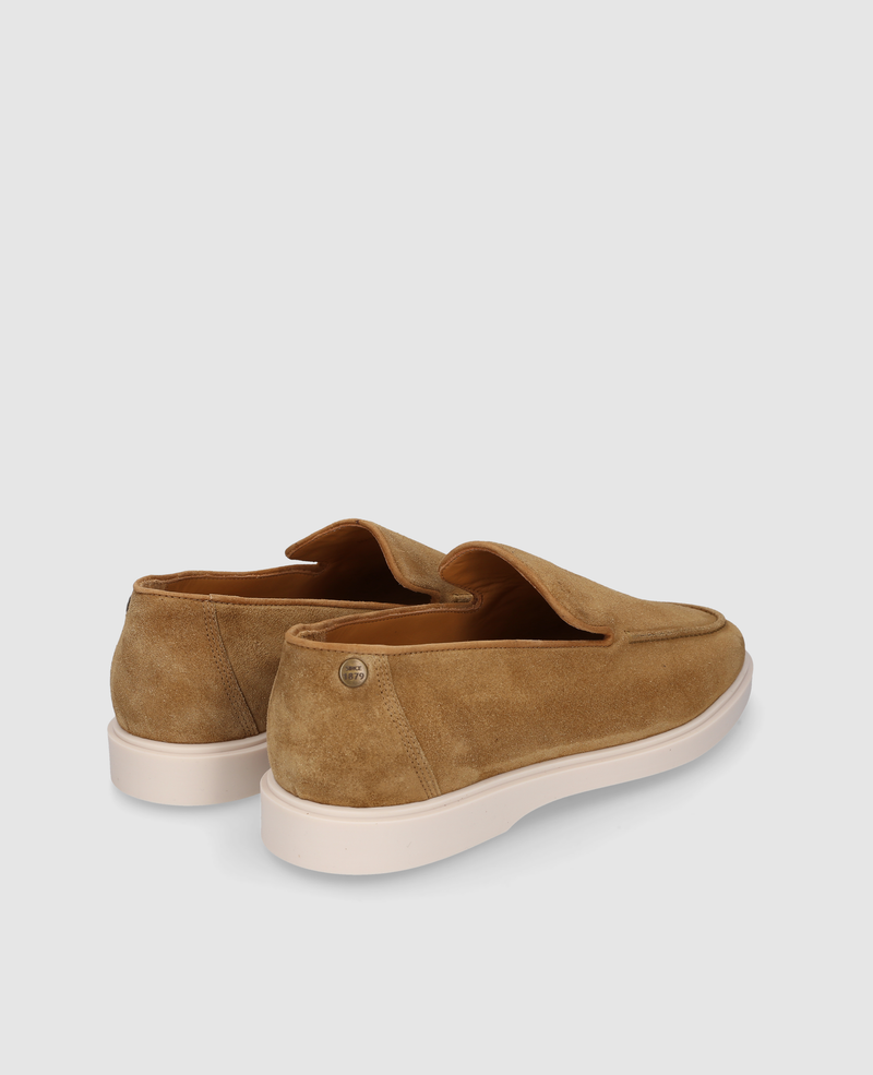 Genua Plain Loafer V - Hellbraun