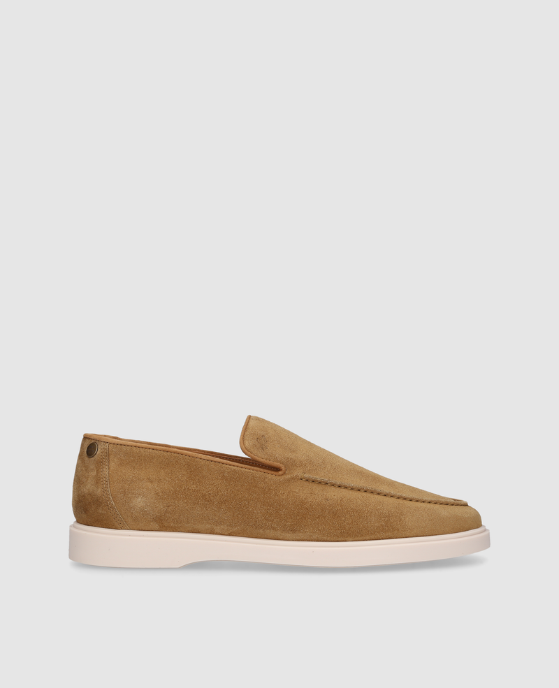 Genua Plain Loafer V - Hellbraun