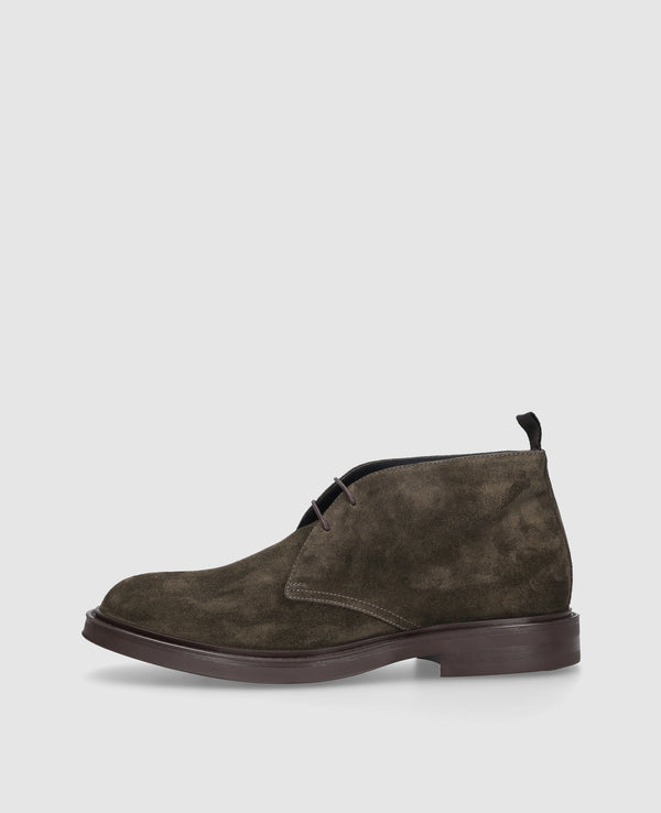 Florenz Plain V Boot aus Kalbsvelours