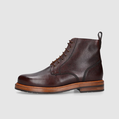 Leather ankle boots for men
