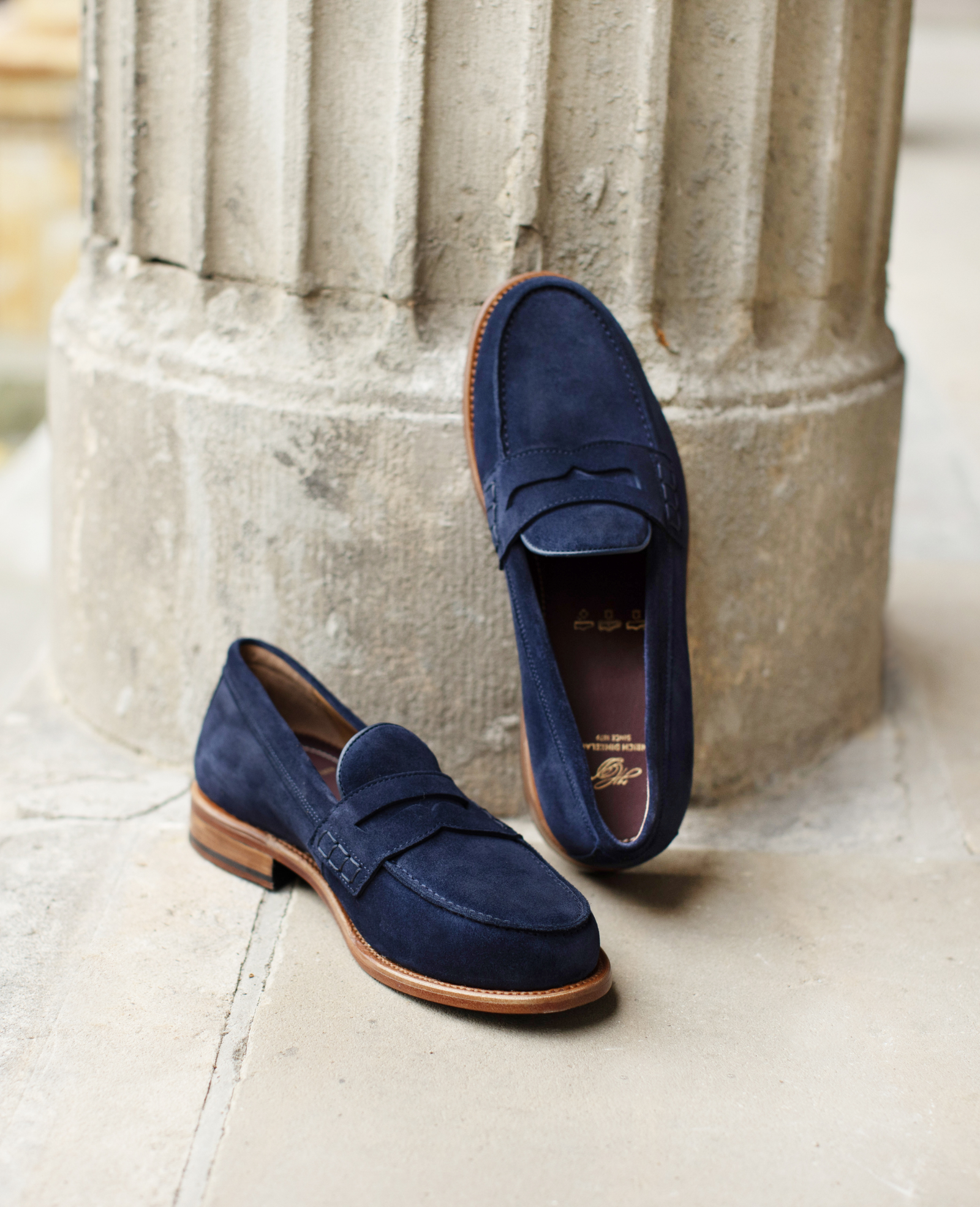 Der Wien Plain V in Navy für Herren – Heinrich Dinkelacker
