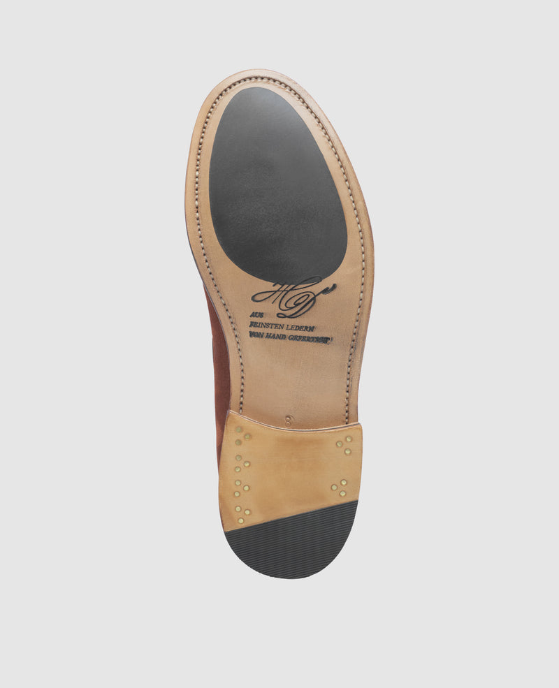 Wien Plain Tassel V - Red brown