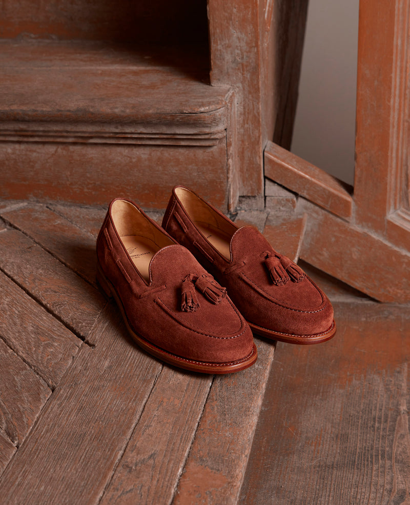 Wien Plain Tassel V - Red brown
