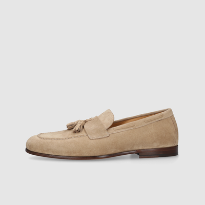 Leather slippers for men