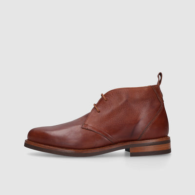 Leather ankle boots for men