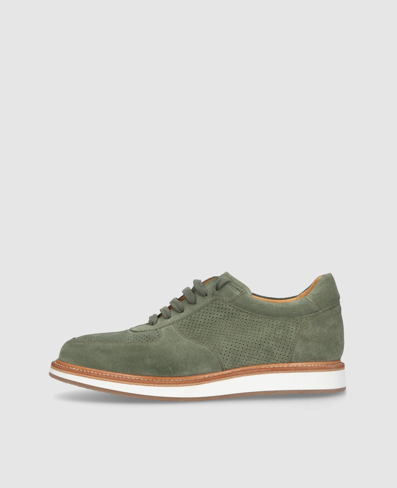 Der London Sneaker V in Grün für Herren – Heinrich Dinkelacker Der London Sneaker V in Grün für Herren – Heinrich Dinkelacker