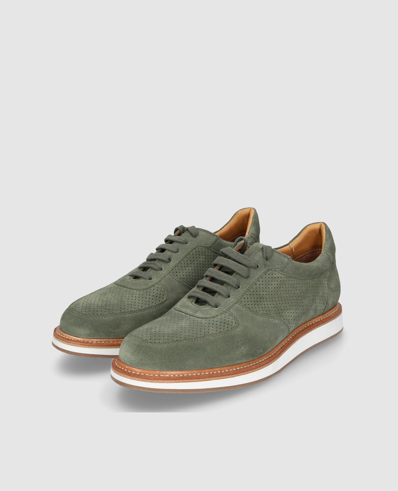 Der London Sneaker V in Grün für Herren – Heinrich Dinkelacker