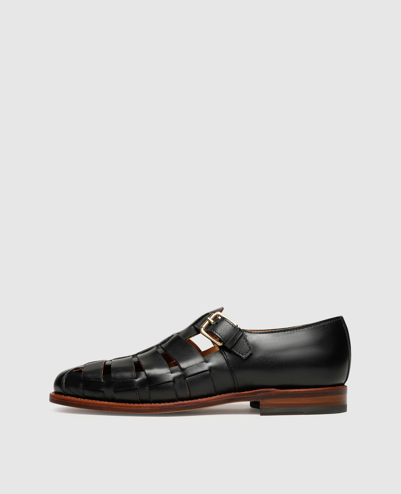 Timeless leather sandals for men