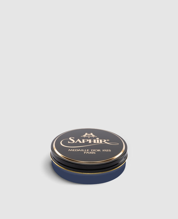 Pate de Luxe – Shoe Wax for Smooth Leather - Navy blue