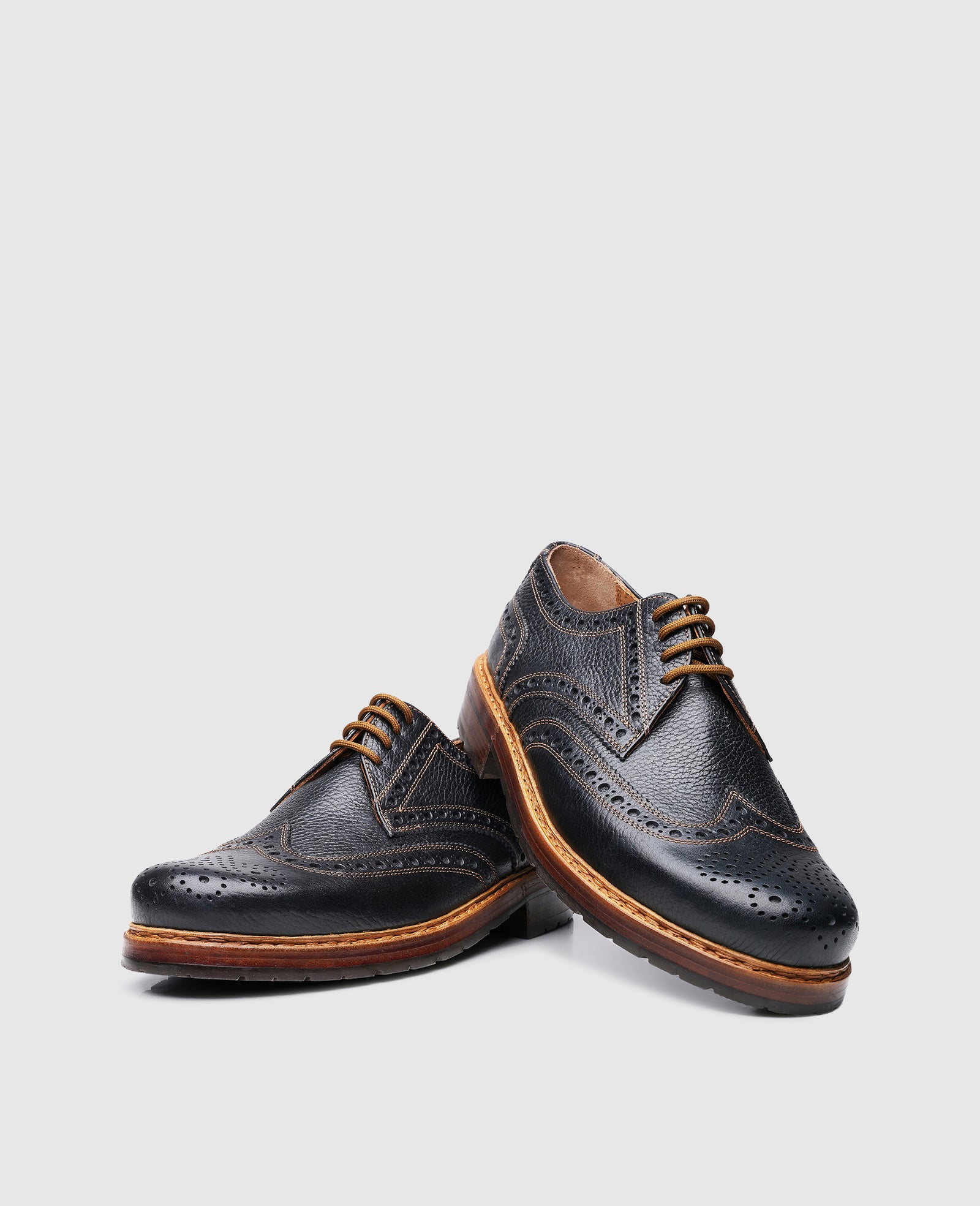 Double-stitched Full-Brogue Derby | Heinrich Dinkelacker Double-stitched Full-Brogue Derby | Heinrich Dinkelacker