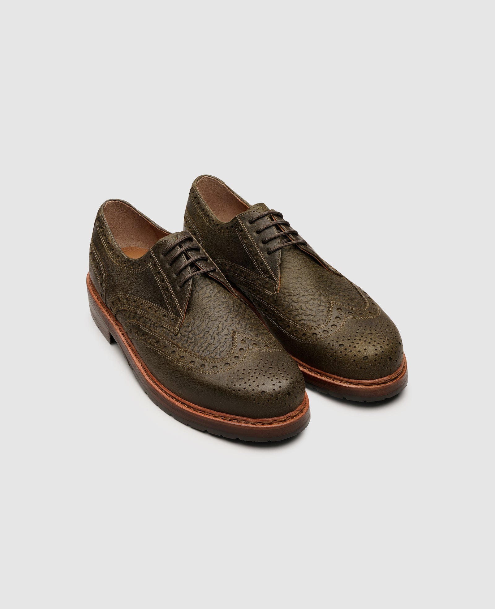 Double-Stitched Full-Brogue Men's Shoe | Heinrich Dinkelacker – Heinrich  Dinkelacker COM