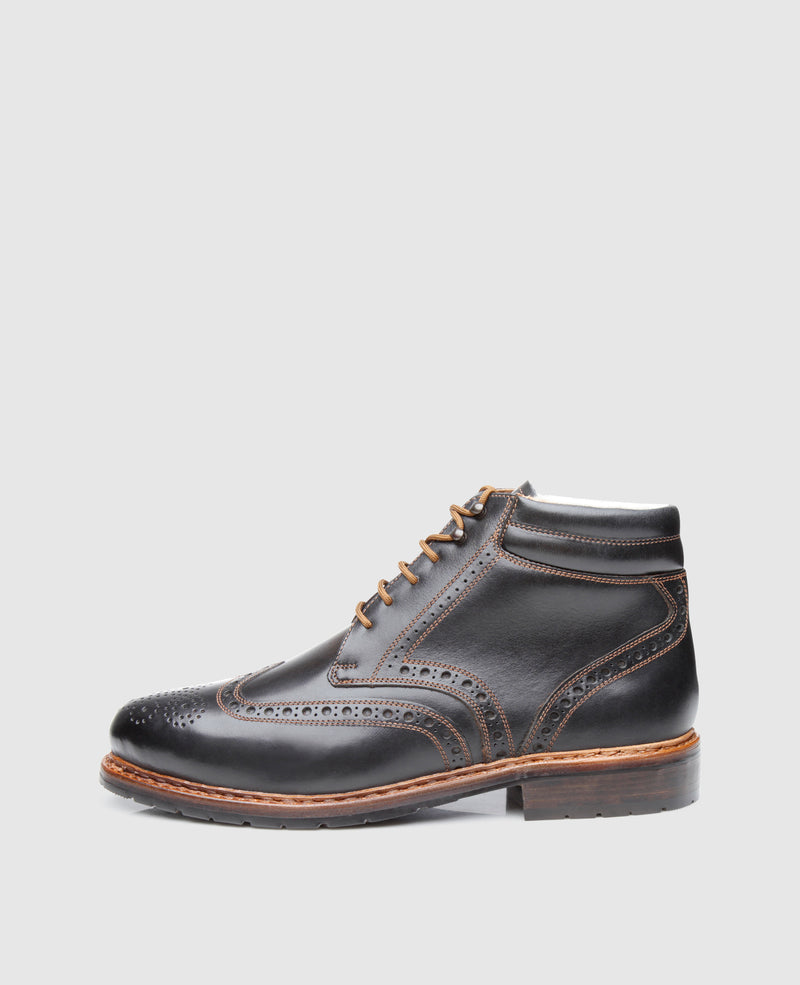 Buda Full-Brogue FC - Black