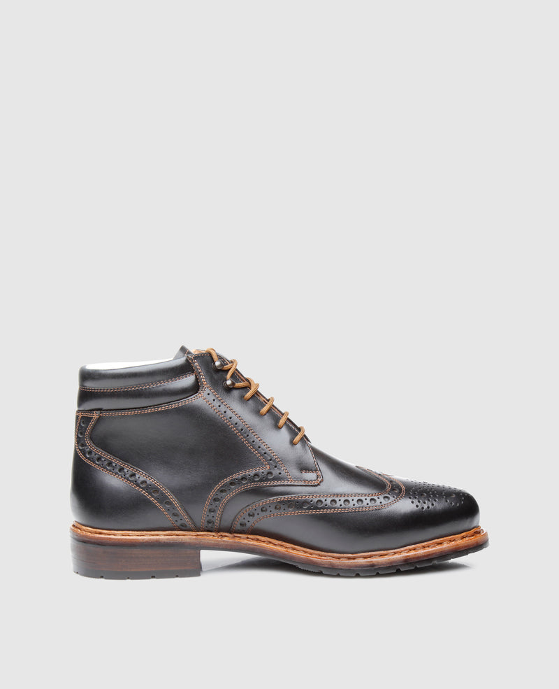 Buda Full-Brogue FC - Black