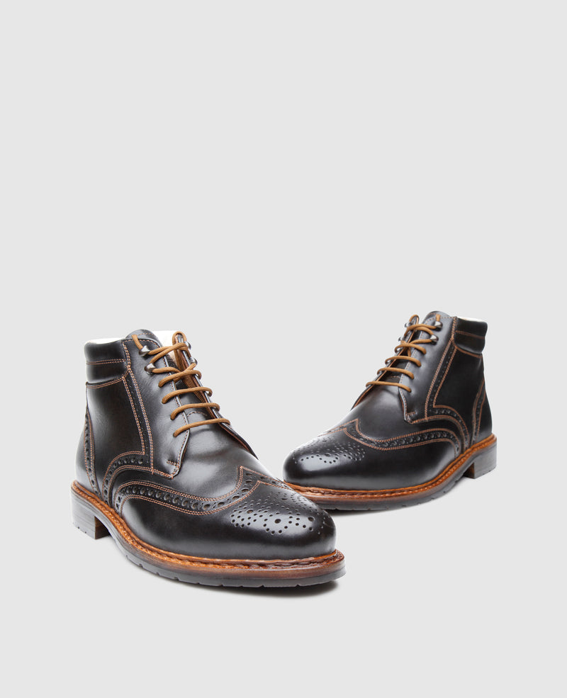 Buda Full-Brogue FC - Black