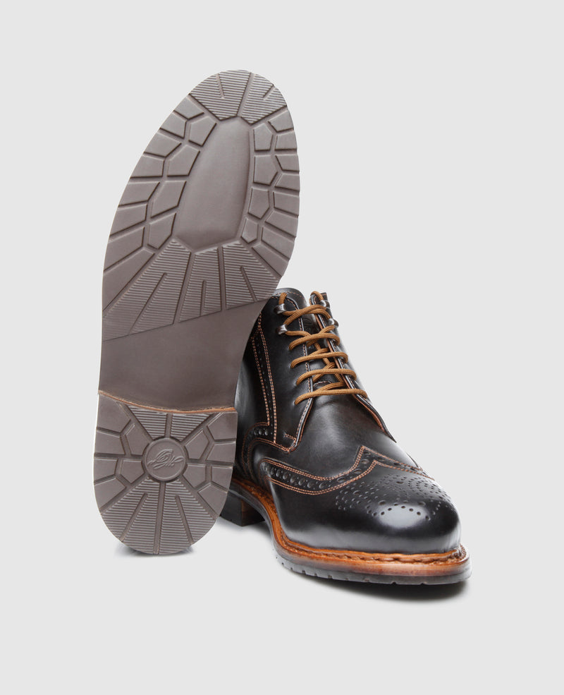 Buda Full-Brogue FC - Black