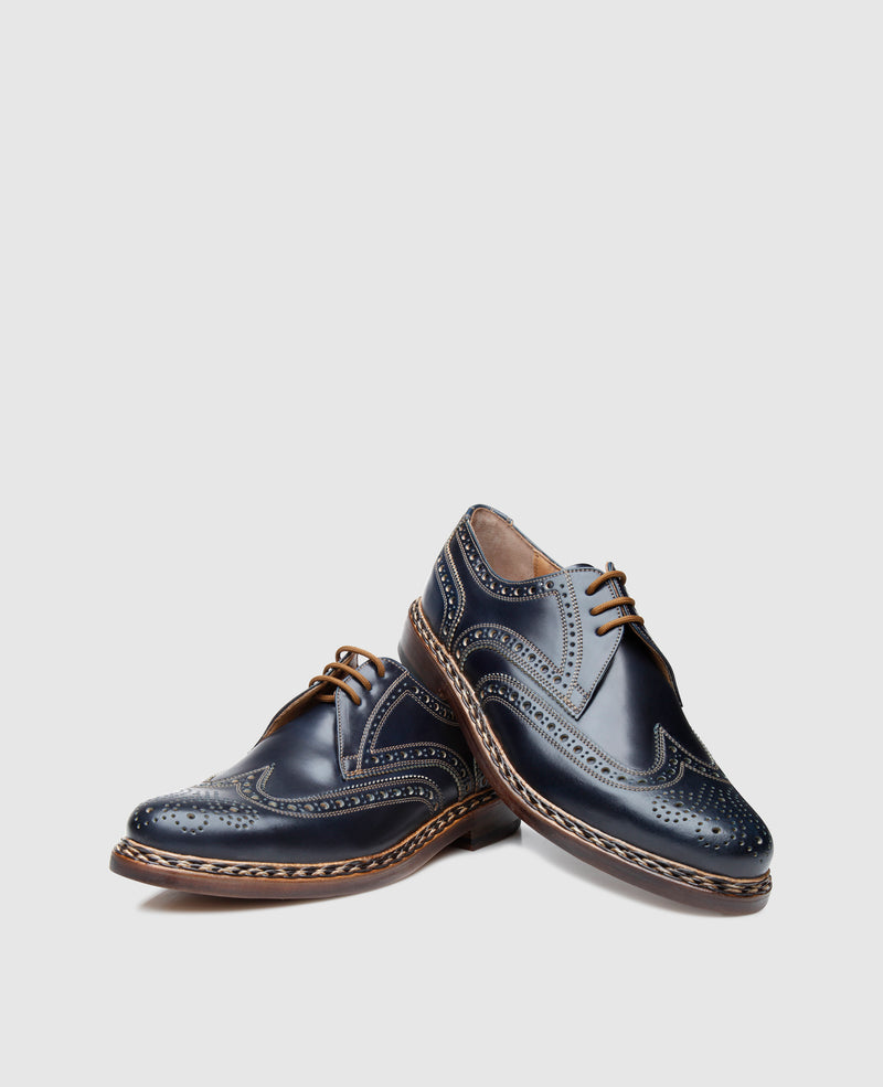 Buda Full-Brogue C - Navy