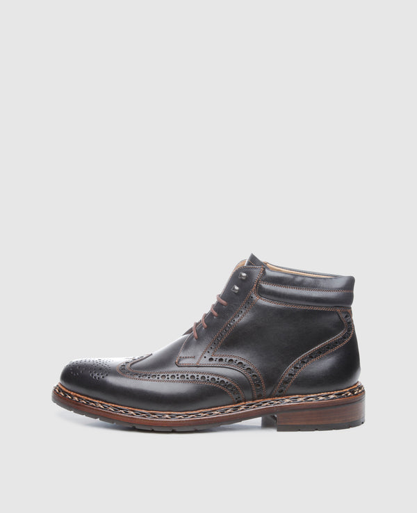 Buda Full-Brogue FC - Black