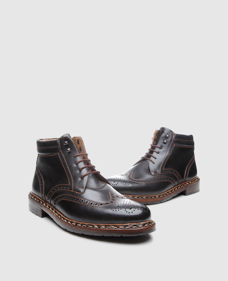 Buda Full-Brogue FC - Black