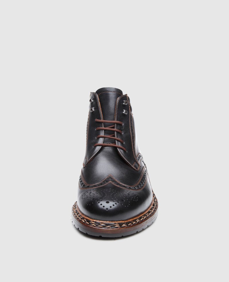 Buda Full-Brogue FC - Black