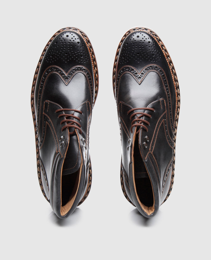Buda Full-Brogue FC - Black