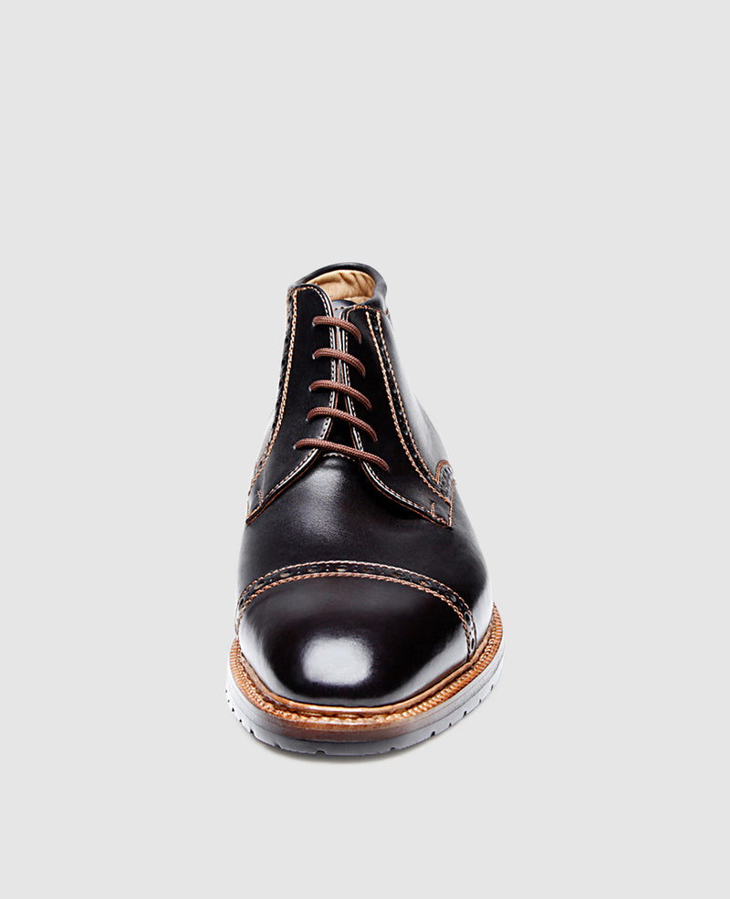 Luzern Quarter-Brogue SC - Black